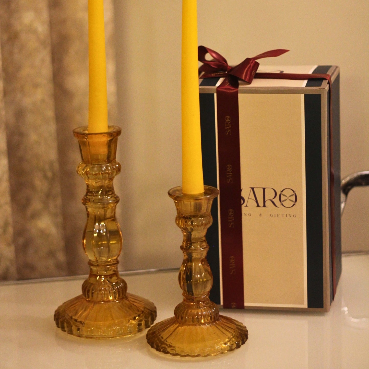 Candelabro romano affusolato (set da 2)