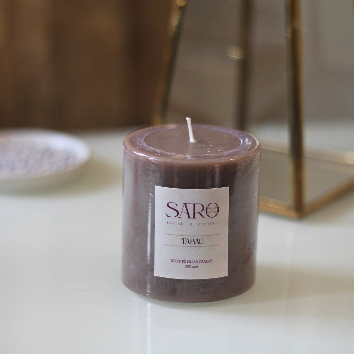 Candela Pilastro Tabac - Marrone Scuro