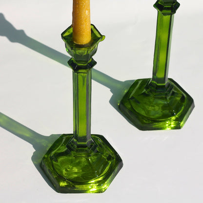 Ziya Portacandele con Candele (set da 2)